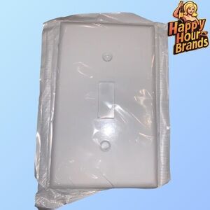 Leviton White Light Switch Wall Plate Cover New PTE- H9R 1E9